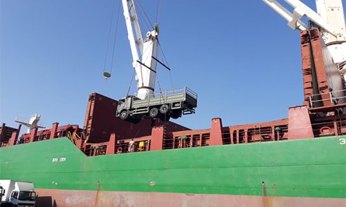 Truck Loading at Sharjah