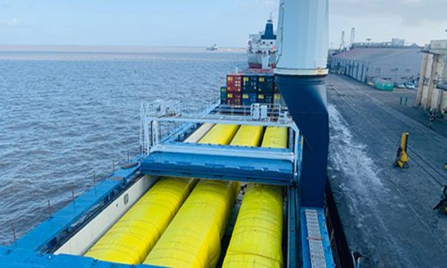 Railway Coaches Loaded from Mumbai Port to Beira (as Ship Broker)