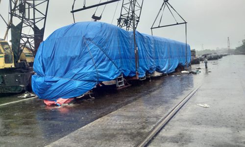 Railway Coaches Loaded from Mumbai Port to Beira (as Ship Broker)