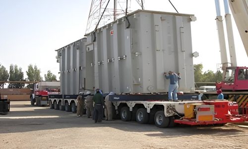 Discharged In Kuwait - Jacking & Skidding Transformers For Abb Projects